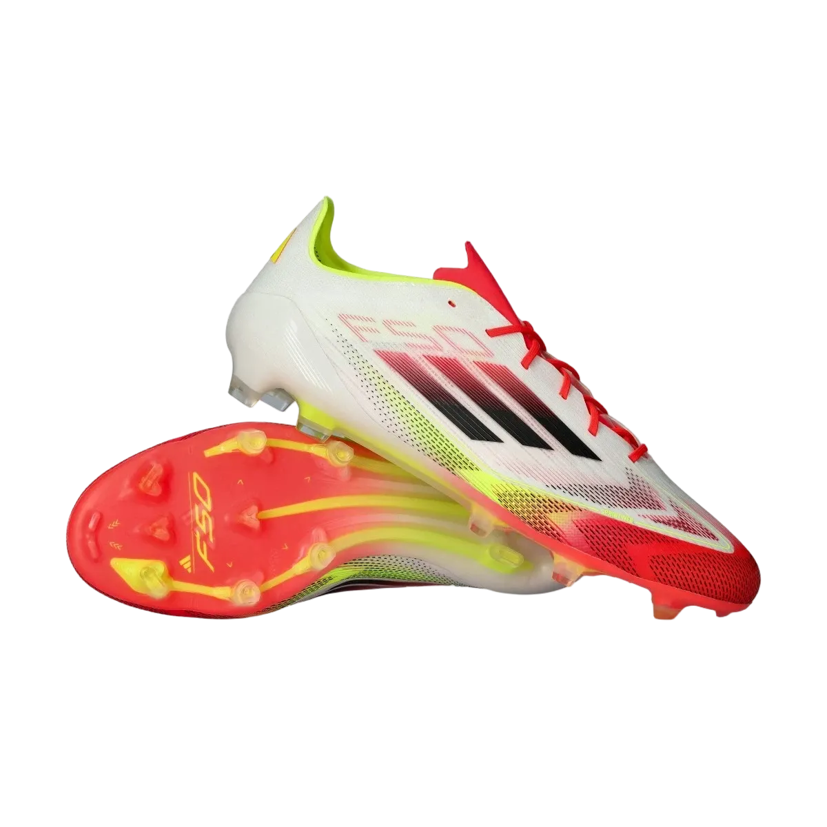 Adidas F50 Elite FG Pure Victory - Footwear White/Core Black/Solar Yellow
