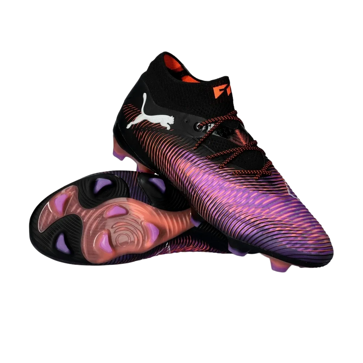 Puma Future 8 Ultimate FG Unlimited - Noir/Blanc/Glowing Red