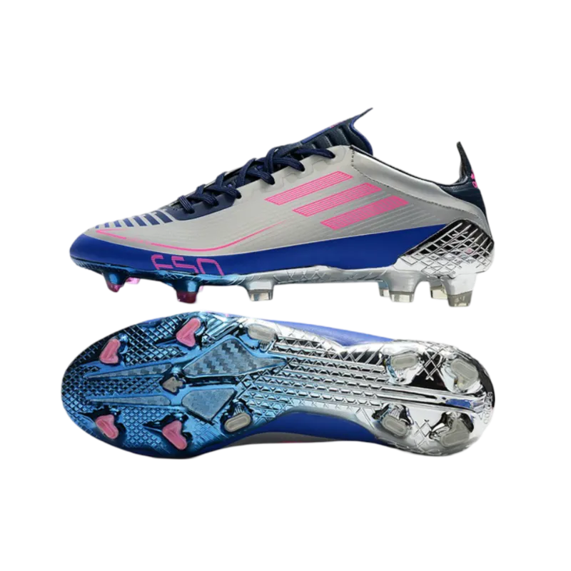 Adidas F50 Ghosted Adizero HT FG Grey Blue - Goatkits Boots