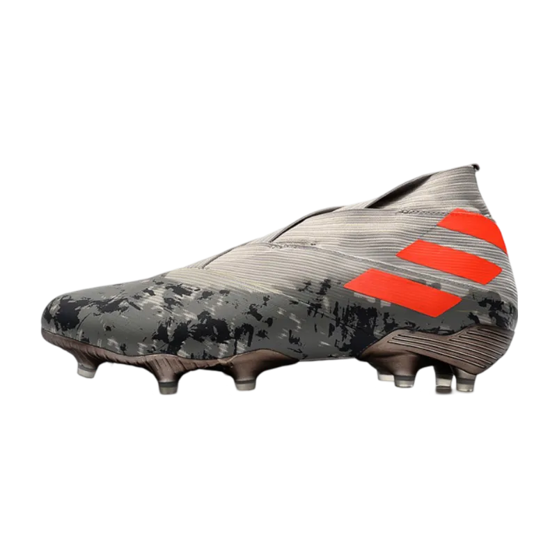 Adidas Nemeziz 19+ FG Grey Orange White - Goatkits Boots