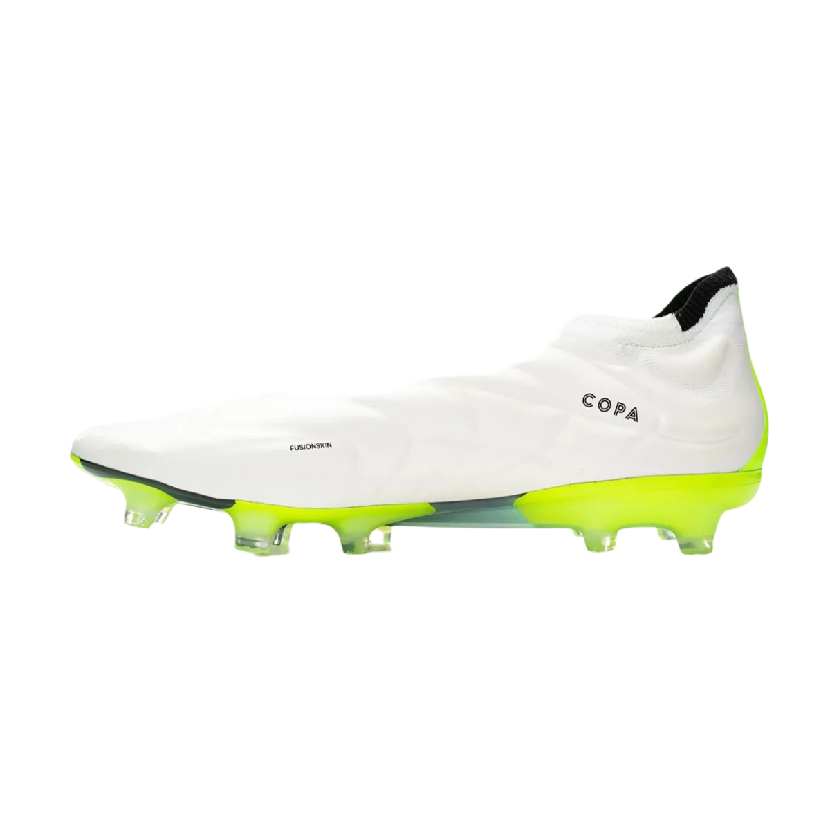 Adidas Copa Pure +FG White Black Lemon - Goatkits Boots