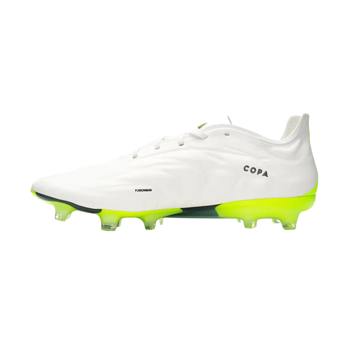 Adidas Copa Pure.1 FG White Green - Goatkits Boots