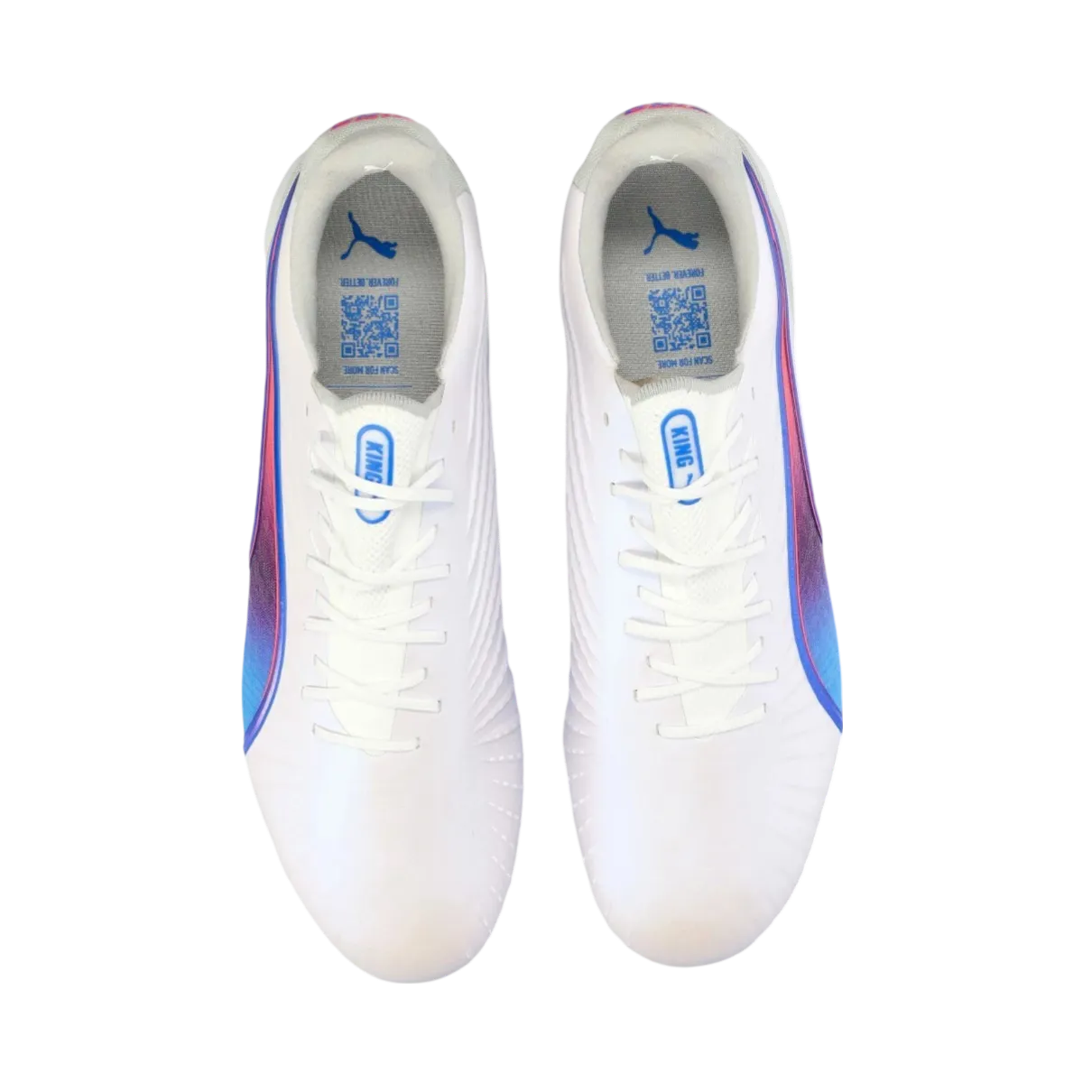 Puma King Ultimate FG/AG White Bluemazing - Goatkits Boots