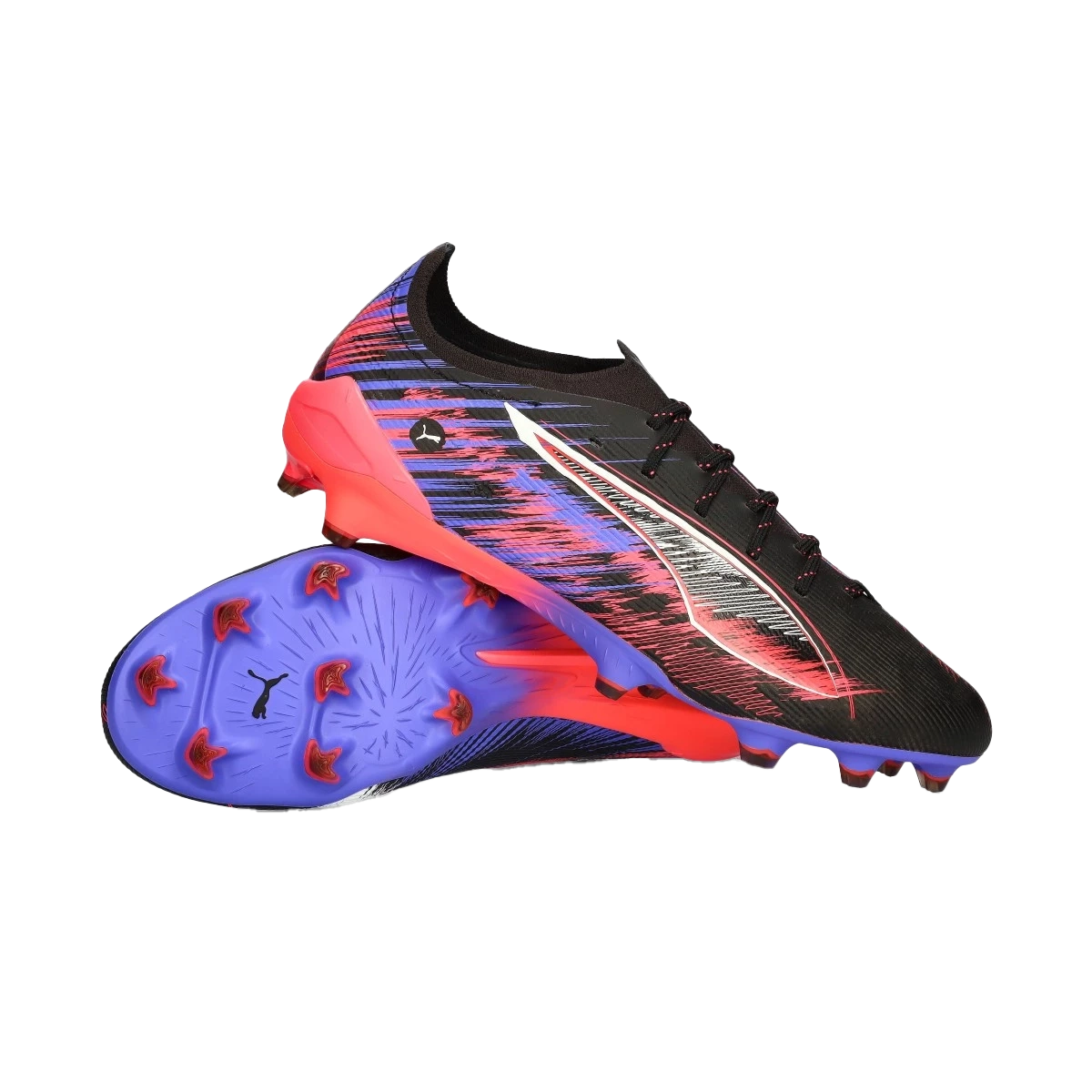 Puma Ultra 5 ULTIMATE F1 FG Black Purple Pink - Goatkits Boots