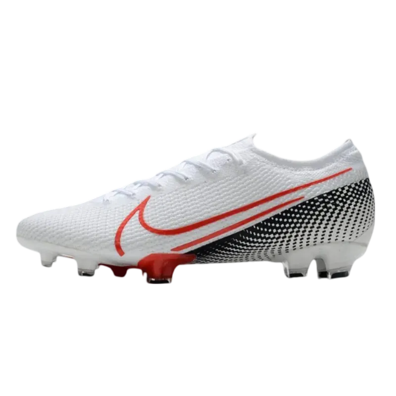 Nike Mercurial Vapor XIII Elite FG White Crimson Black - Goatkits Boots