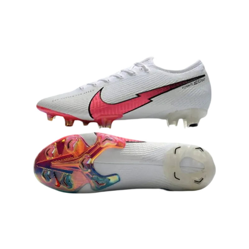 Nike Mercurial Vapor XIII Elite FG White Red Bleu - Goatkits Boots