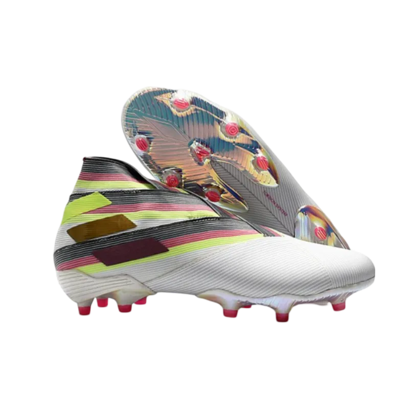 Adidas Nemeziz 19+ FG White - Goatkits Boots