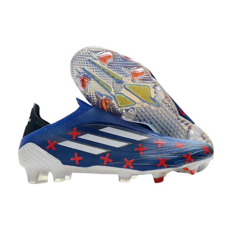 Adidas X Speedflow+ FG Blue - Goatkits Boots