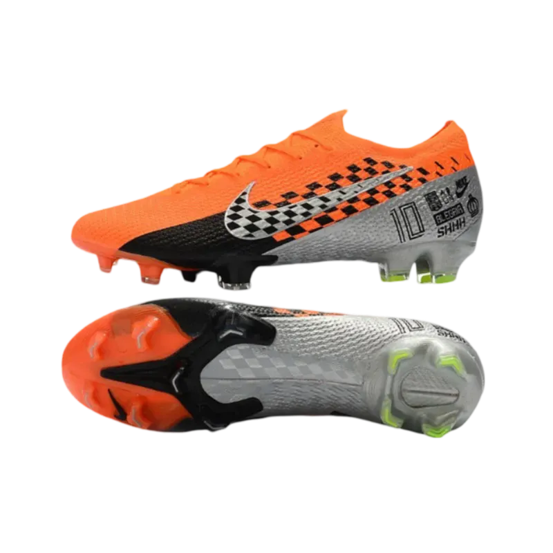 Nike Mercurial Vapor XIII 360 Elite FG Orange Silver Black - Goatkits Boots