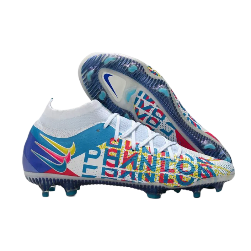 Nike Phantom GT Elite DF 3D FG White Blue Pink Yellow - Goatkits Boots