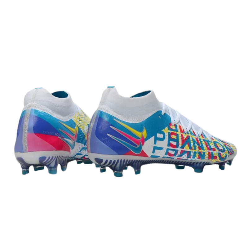 Nike Phantom GT Elite DF 3D FG White Blue Pink Yellow - Goatkits Boots