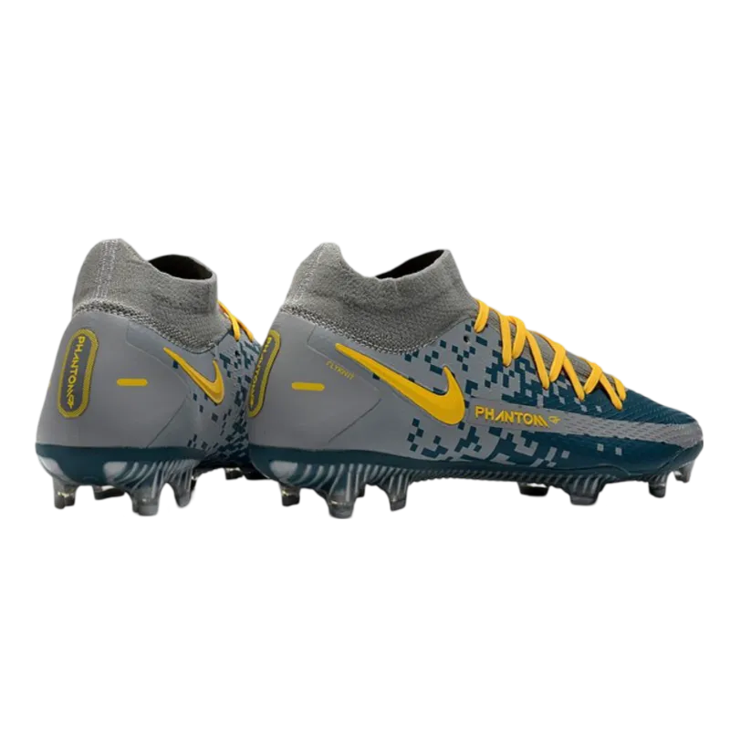 Nike Phantom GT Elite DF FG Grey Bleu Yellow - Goatkits Boots