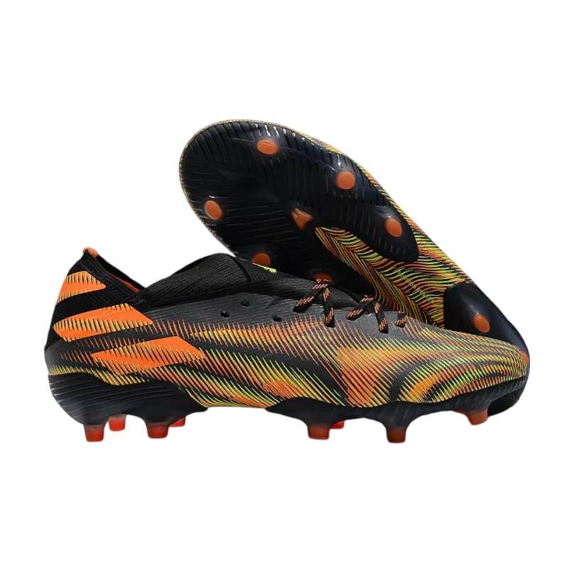 Adidas Nemeziz 19.1 FG Black Green Orange - Goatkits Boots
