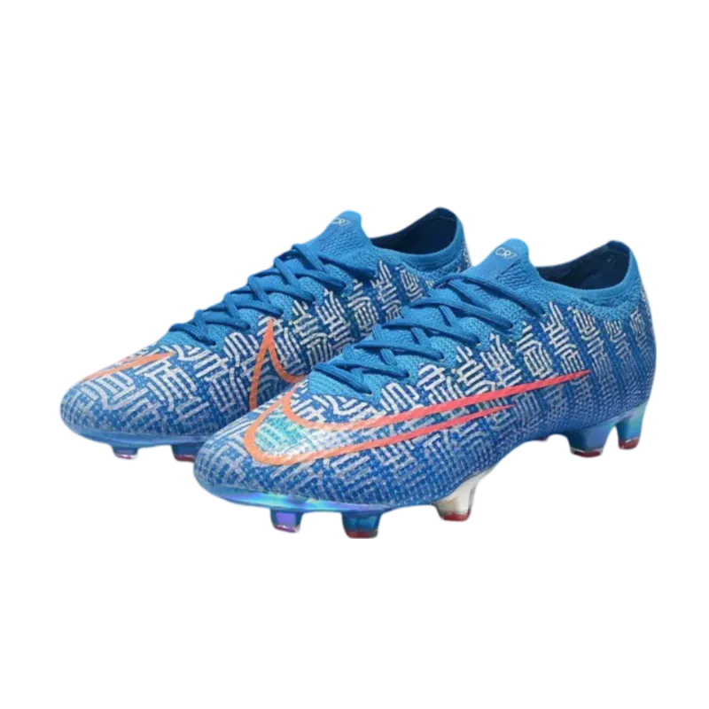 Nike Mercurial Vapor 13 Elite FG ACC Bleu Orange - Goatkits Boots