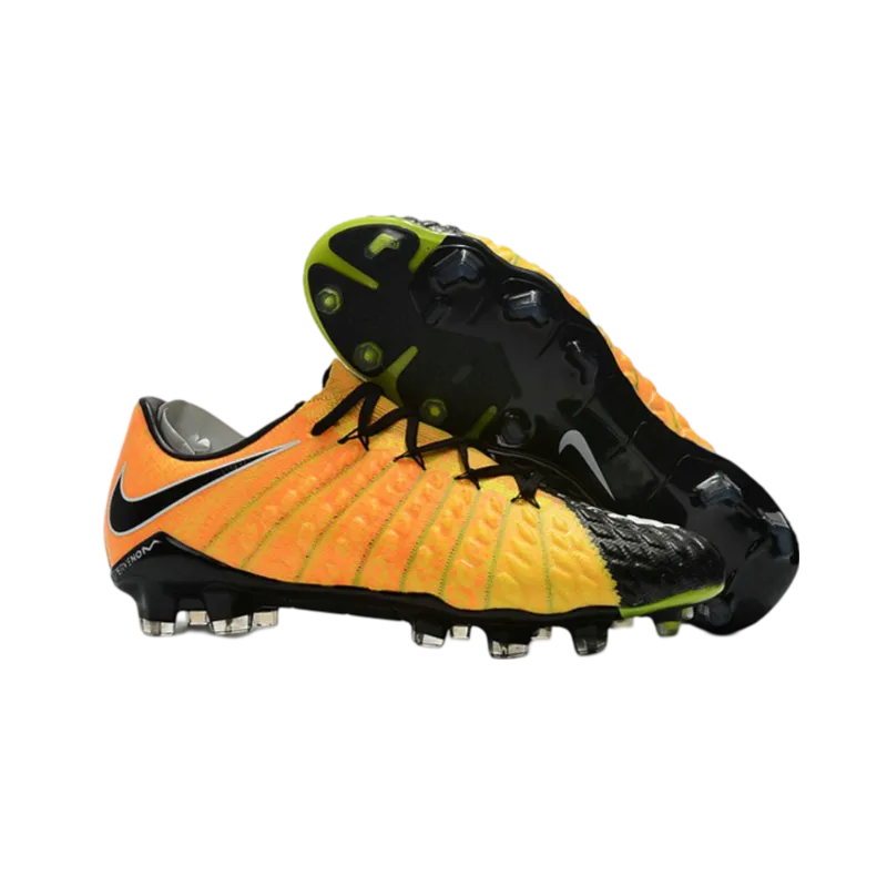 Nike Hypervenom Phantom III FG Yellow Black - Goatkits Boots