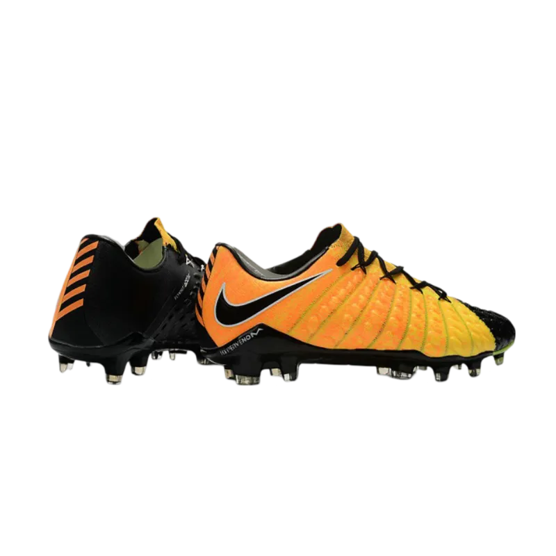 Nike Hypervenom Phantom III FG Yellow Black - Goatkits Boots