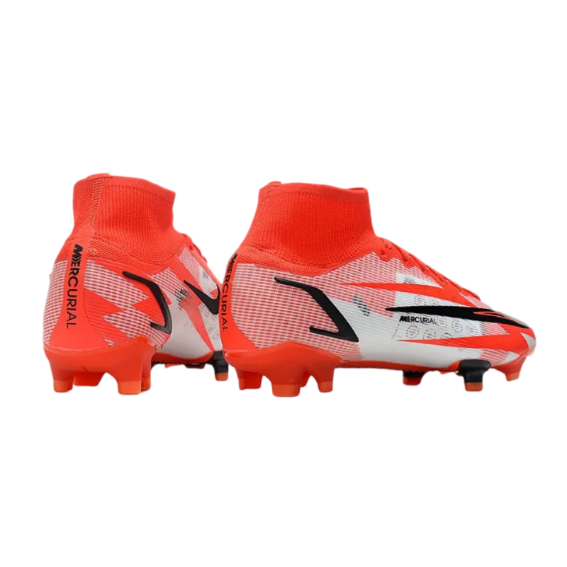 Nike Mercurial Superfly 8 Elite CR7 FG Red Chili Black Phantom Orange Total - Goatkits Boots