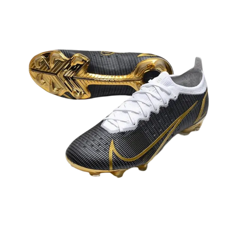 Nike Mercurial Vapor 14 Elite FG Black Gold - Goatkits Boots