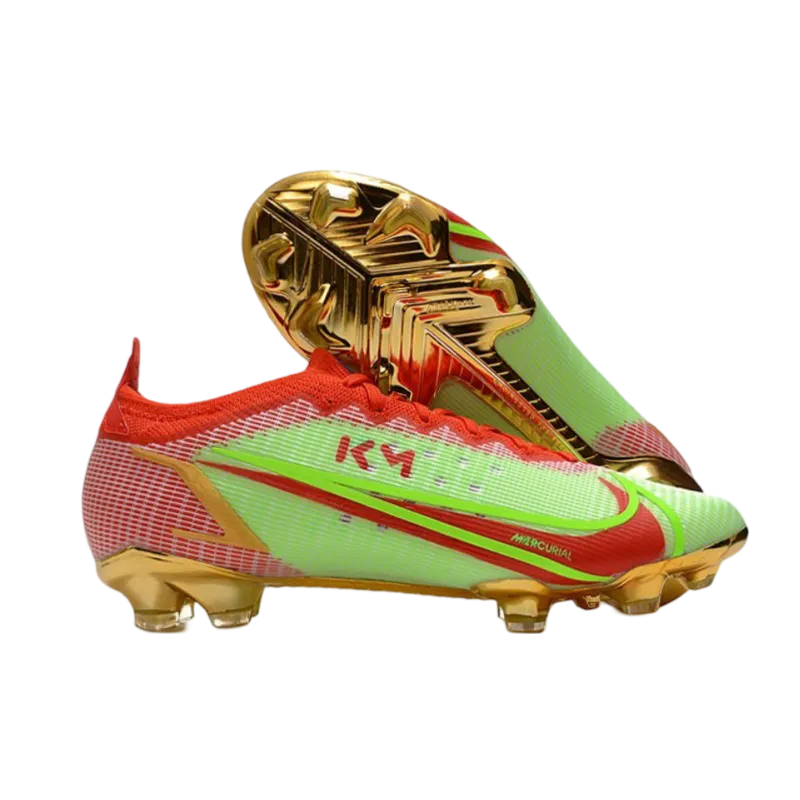 Nike Mercurial Vapor 14 Elite FG Green Red Gold - Goatkits Boots