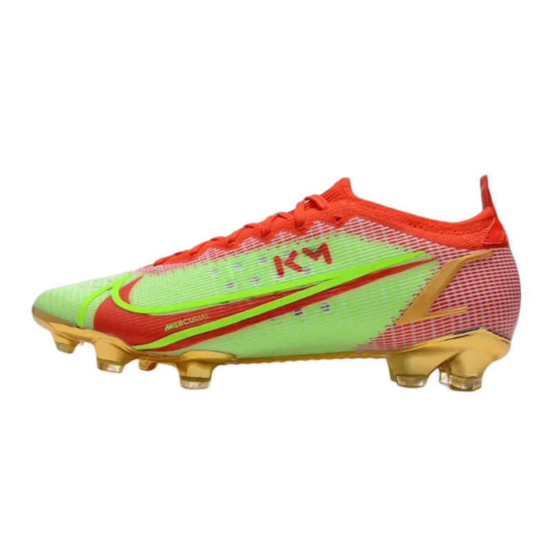Nike Mercurial Vapor 14 Elite FG Green Red Gold - Goatkits Boots