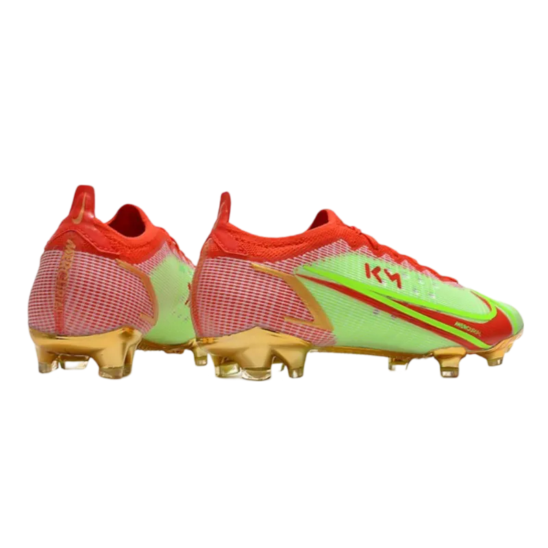 Nike Mercurial Vapor 14 Elite FG Green Red Gold - Goatkits Boots