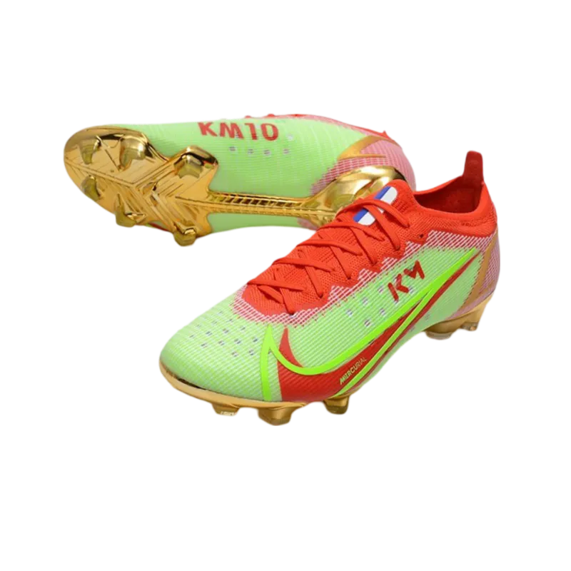 Nike Mercurial Vapor 14 Elite FG Green Red Gold - Goatkits Boots