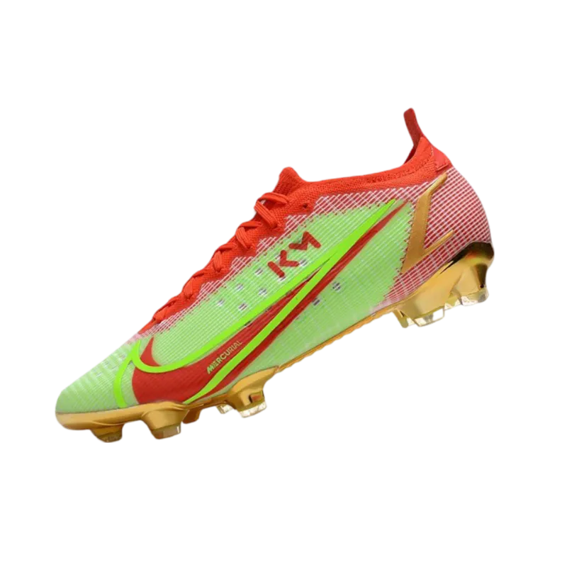 Nike Mercurial Vapor 14 Elite FG Green Red Gold - Goatkits Boots