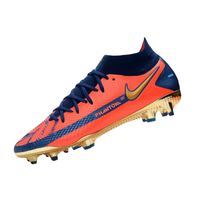 Nike Phantom GT Elite Dynamic Fit FG Orange Blue Gold - Goatkits Boots