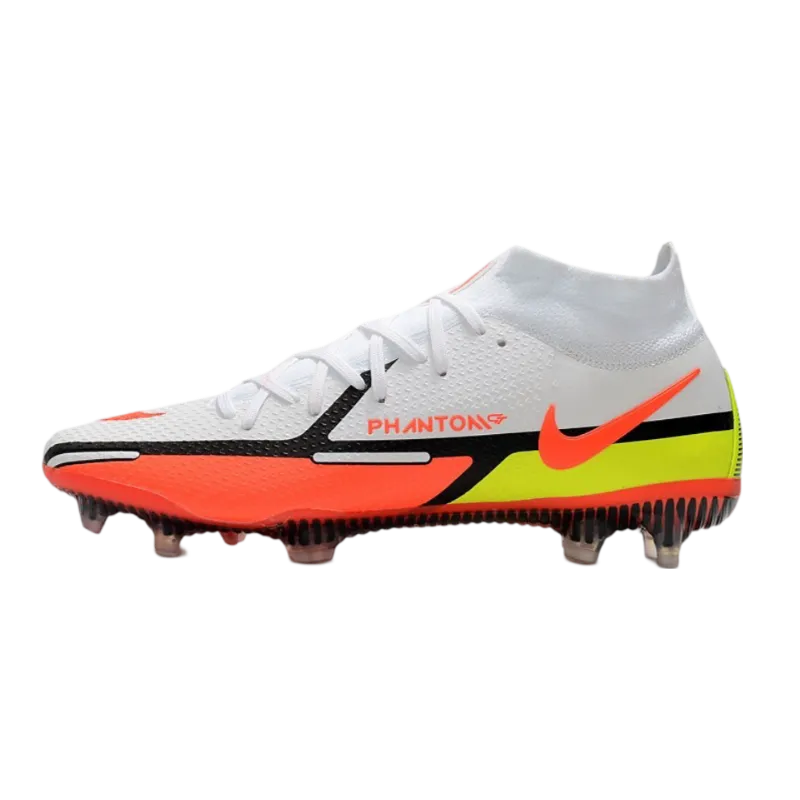 Nike Phantom GT II Elite DF FG White Carmine Volt - Goatkits Boots
