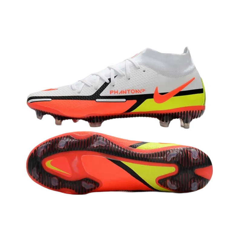 Nike Phantom GT II Elite DF FG White Carmine Volt - Goatkits Boots