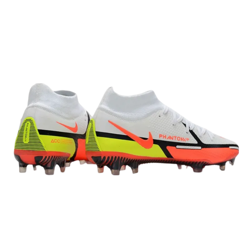 Nike Phantom GT II Elite DF FG White Carmine Volt - Goatkits Boots