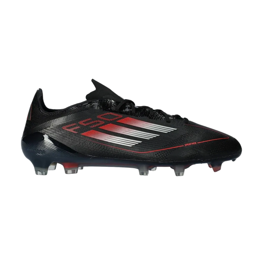 Adidas F50 Elite FG Stealth Victory - Core Black/Iron Metal/Lucid Red