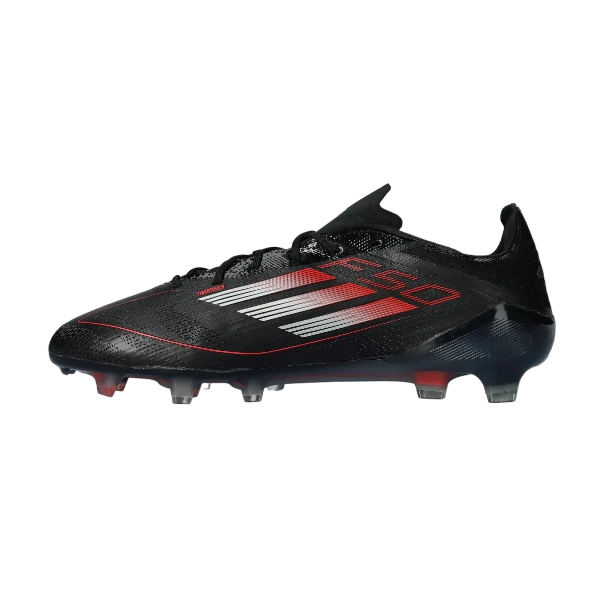 Adidas F50 Elite FG Stealth Victory - Core Black/Iron Metal/Lucid Red