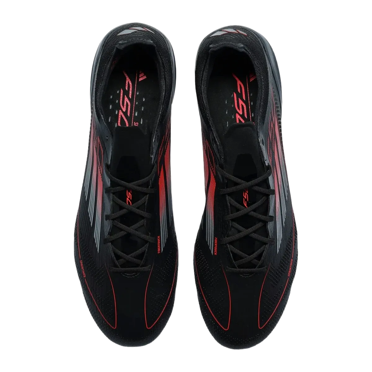 Adidas F50 Elite FG Stealth Victory - Core Black/Iron Metal/Lucid Red