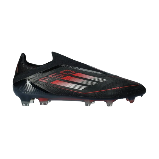 Adidas F50 Elite Laceless FG Stealth Victory - Core Black/Iron Metal/Lucid Red