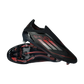 Adidas F50 Elite Laceless FG Stealth Victory - Core Black/Iron Metal/Lucid Red