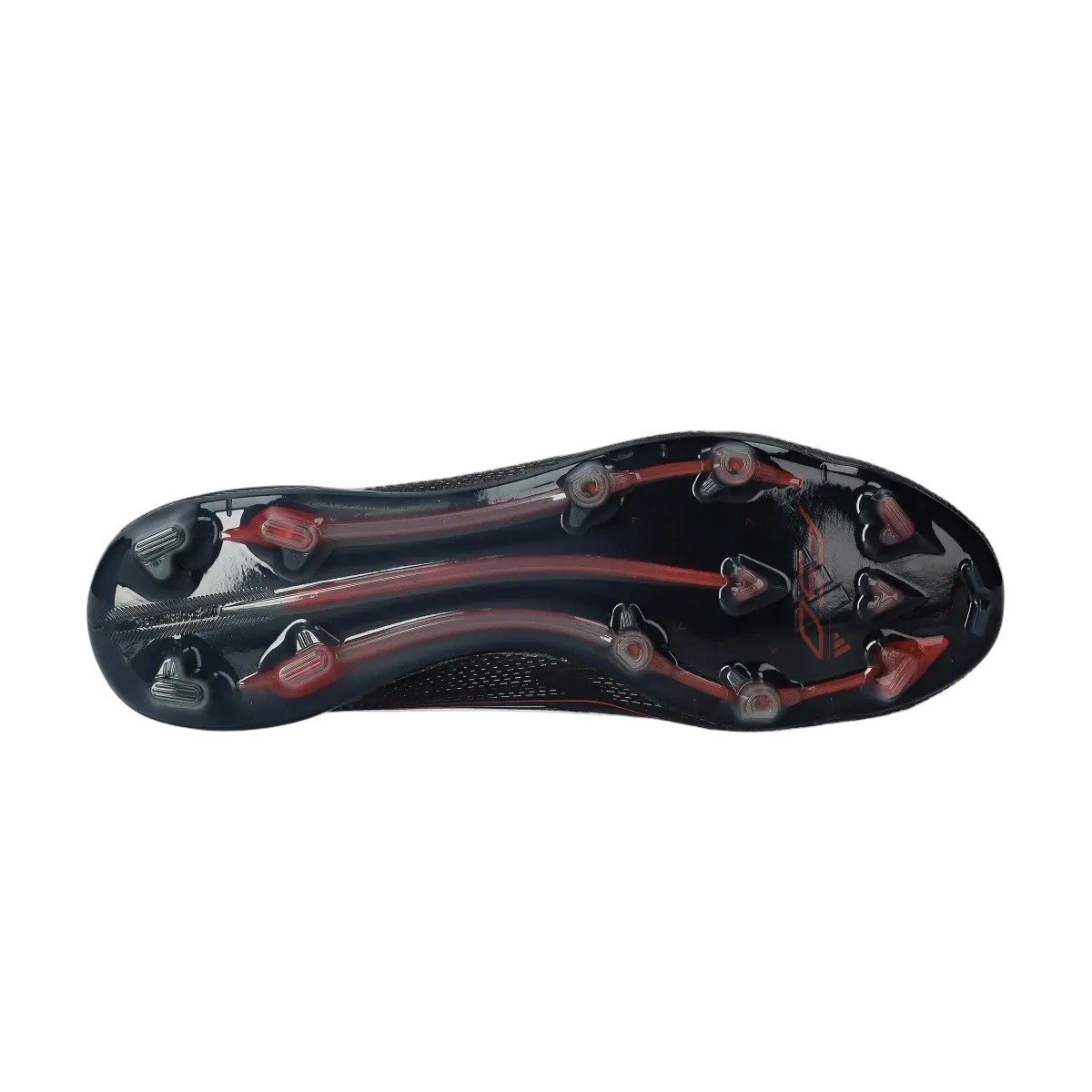 Adidas F50 Elite Laceless FG Stealth Victory - Core Black/Iron Metal/Lucid Red