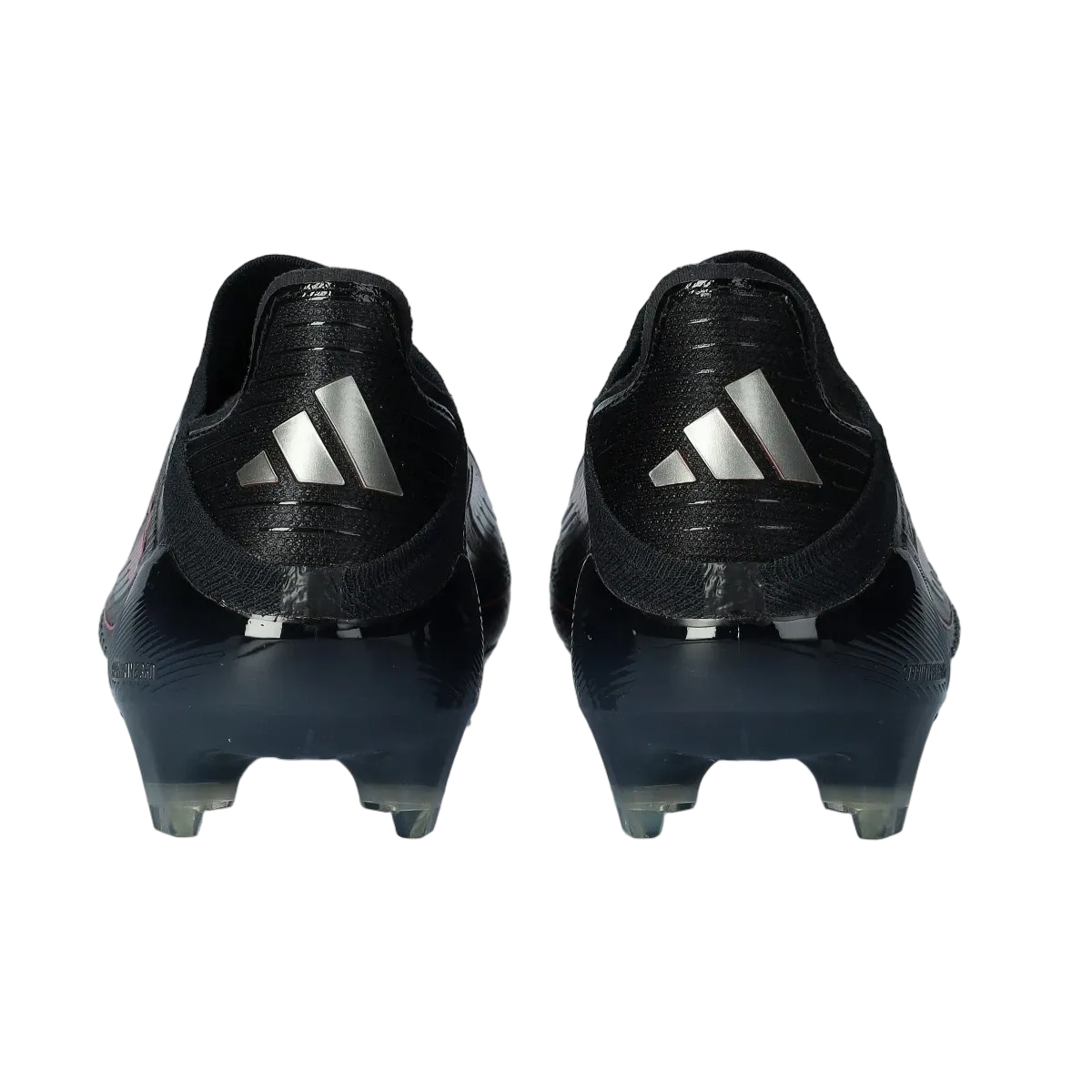 Adidas F50 Elite Laceless FG Stealth Victory - Core Black/Iron Metal/Lucid Red