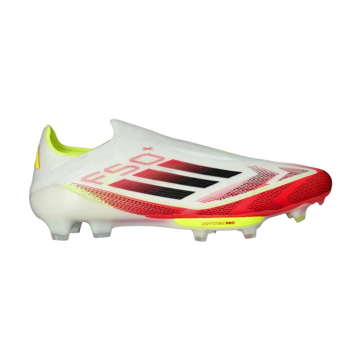 Adidas F50 + FG Pure Victory - Footwear White/Core Black/Solar Yellow