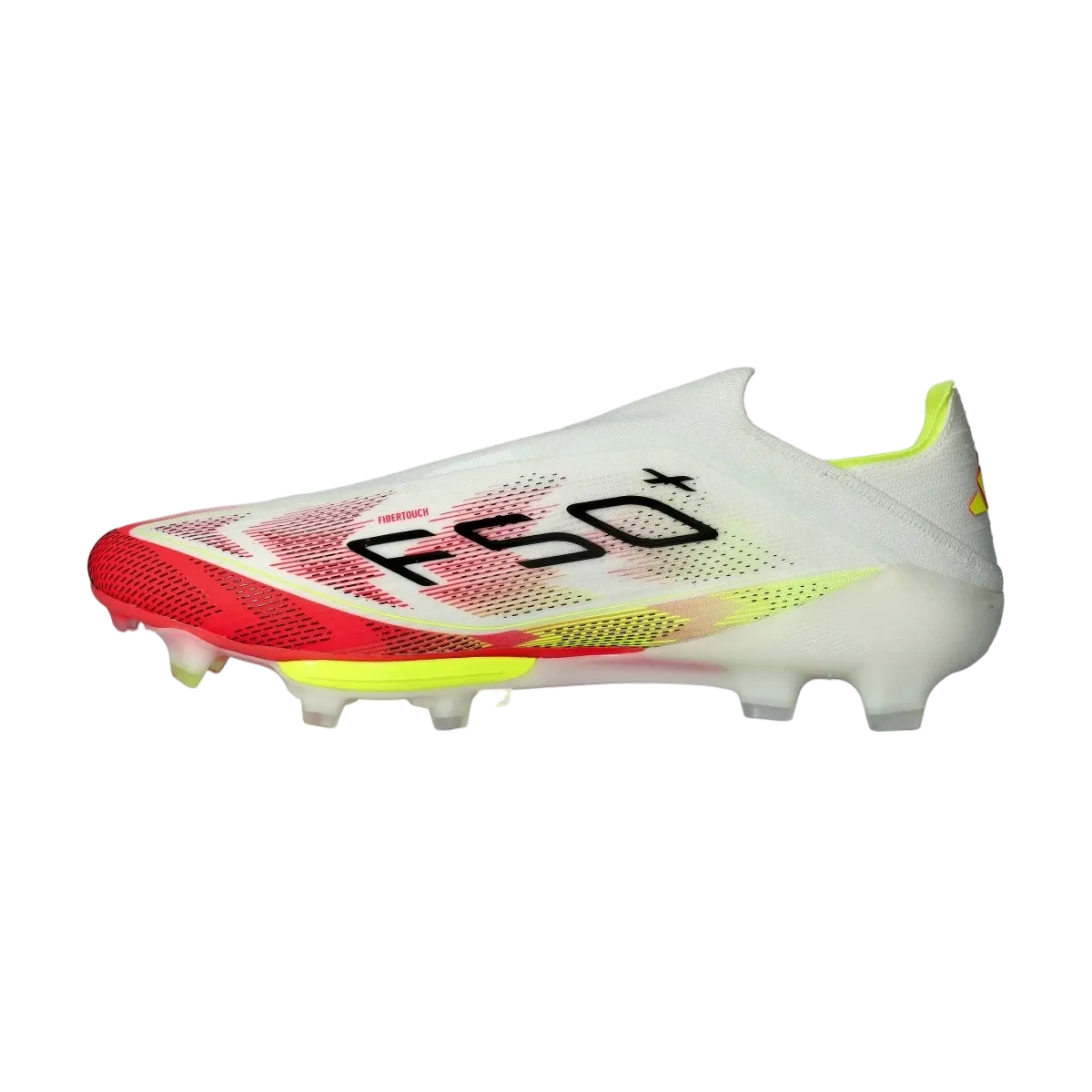 Adidas F50 + FG Pure Victory - Footwear White/Core Black/Solar Yellow