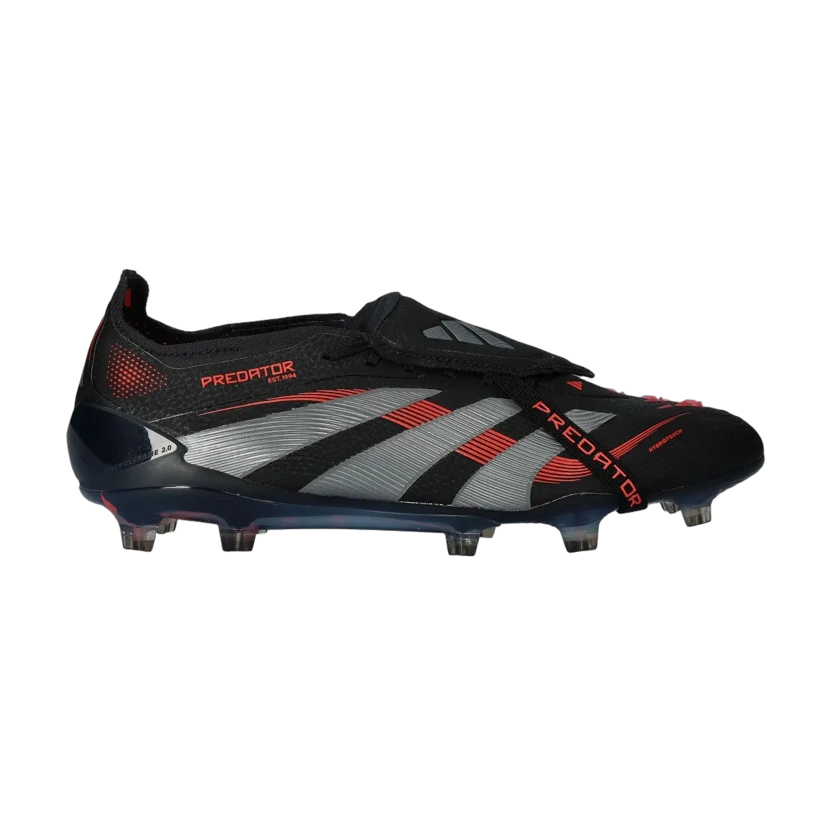Adidas Predator Elite FT FG Stealth Victory - Core Black/Grey Four/Lucid Red