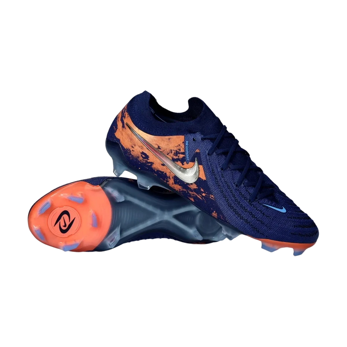 Nike Phantom GX II Elite FG Erling Haaland - Blue Void/Chrome