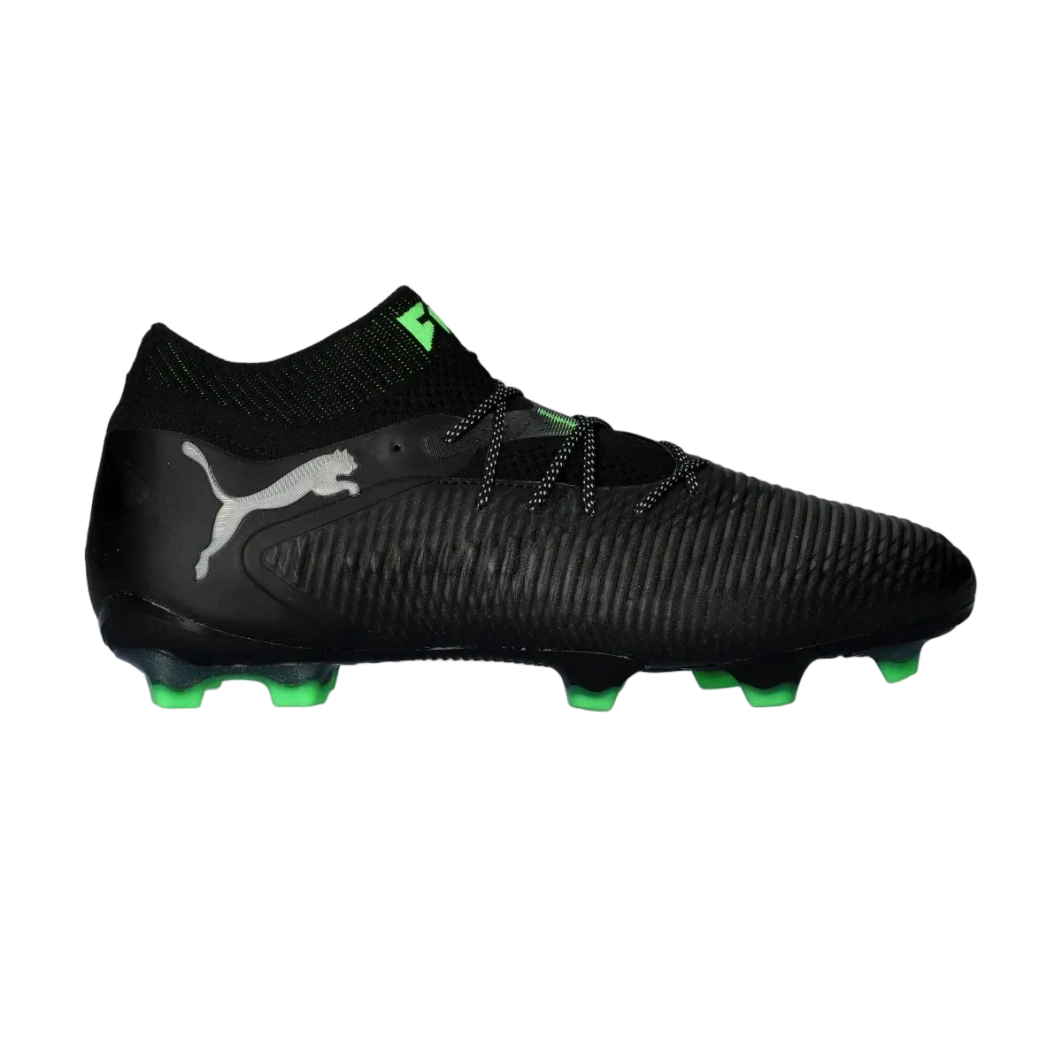 Puma Future 8 Ultimate FG Eclipse - Noir/Cool Light Gray/Vert