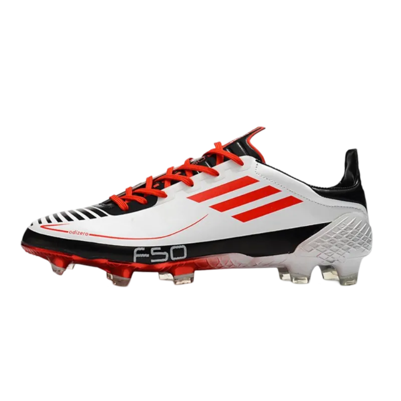 Adidas F50 Ghosted Adizero HT FG White Red - Goatkits Boots