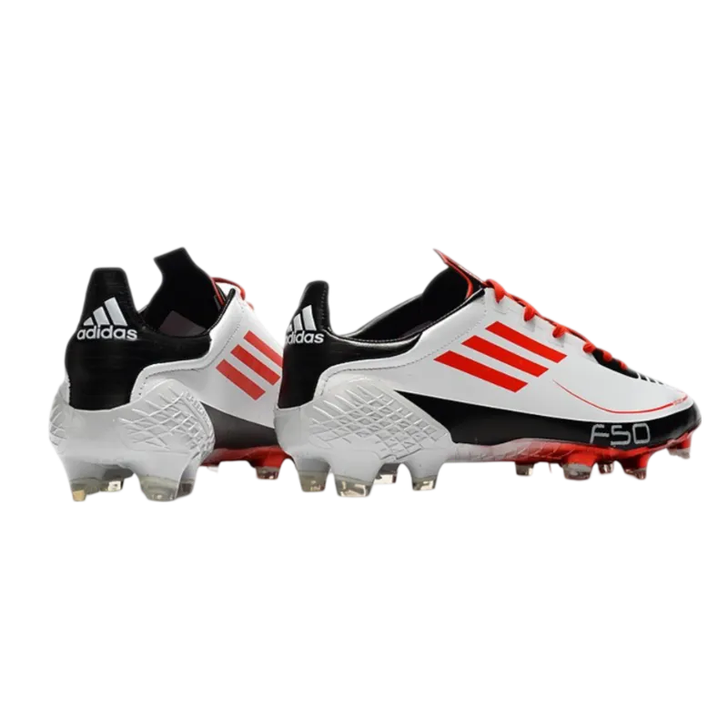 Adidas F50 Ghosted Adizero HT FG White Red - Goatkits Boots