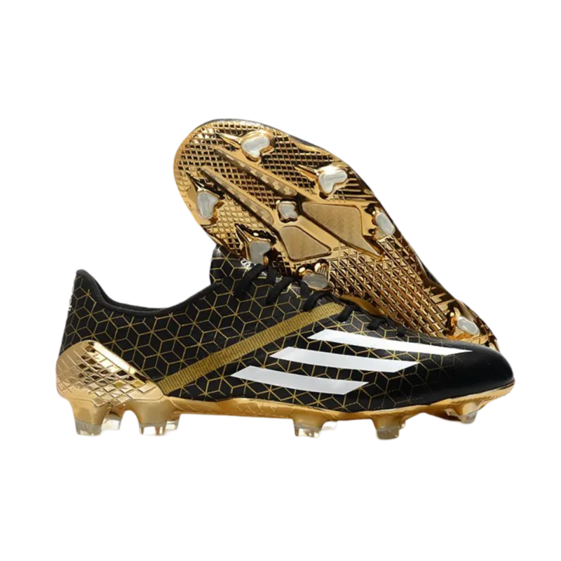 Adidas F50 Ghosted Adizero HT FG Black Gold - Goatkits Boots