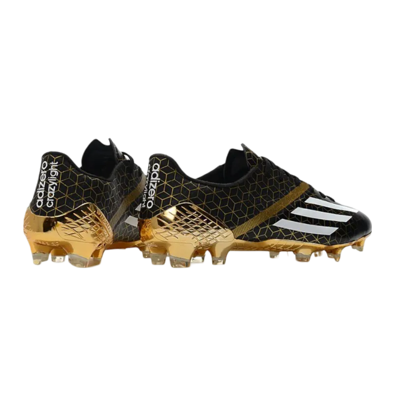 Adidas F50 Ghosted Adizero HT FG Black Gold - Goatkits Boots