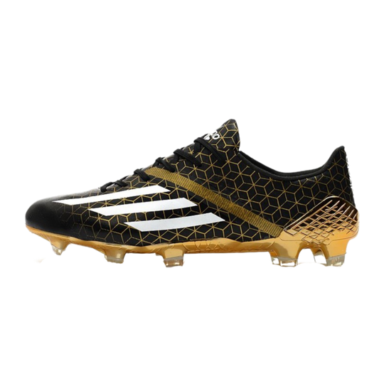 Adidas F50 Ghosted Adizero HT FG Black Gold - Goatkits Boots