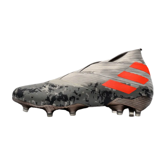 Adidas Nemeziz 19+ FG Grey Orange White - Goatkits Boots 