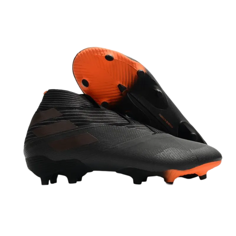 Adidas Nemeziz 19+ FG Black Orange - Goatkits Boots